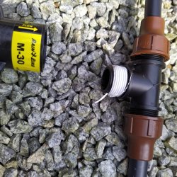 Drypvandingsst 25 meter/10 linjer komplet