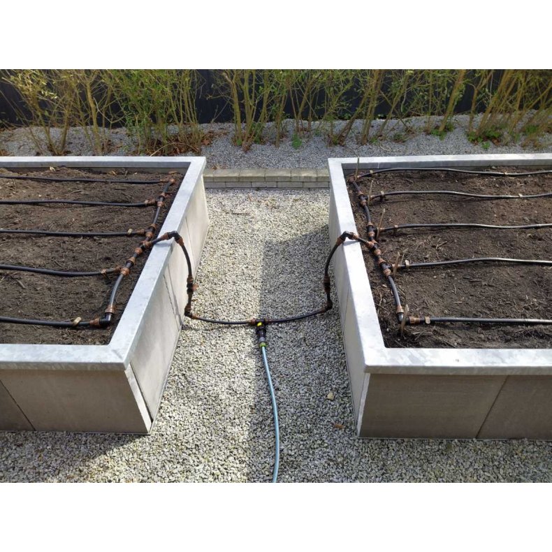 Drypvandingsst 25 meter/10 linjer komplet