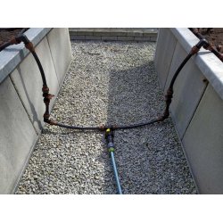 Drypvandingsst 25 meter/10 linjer komplet