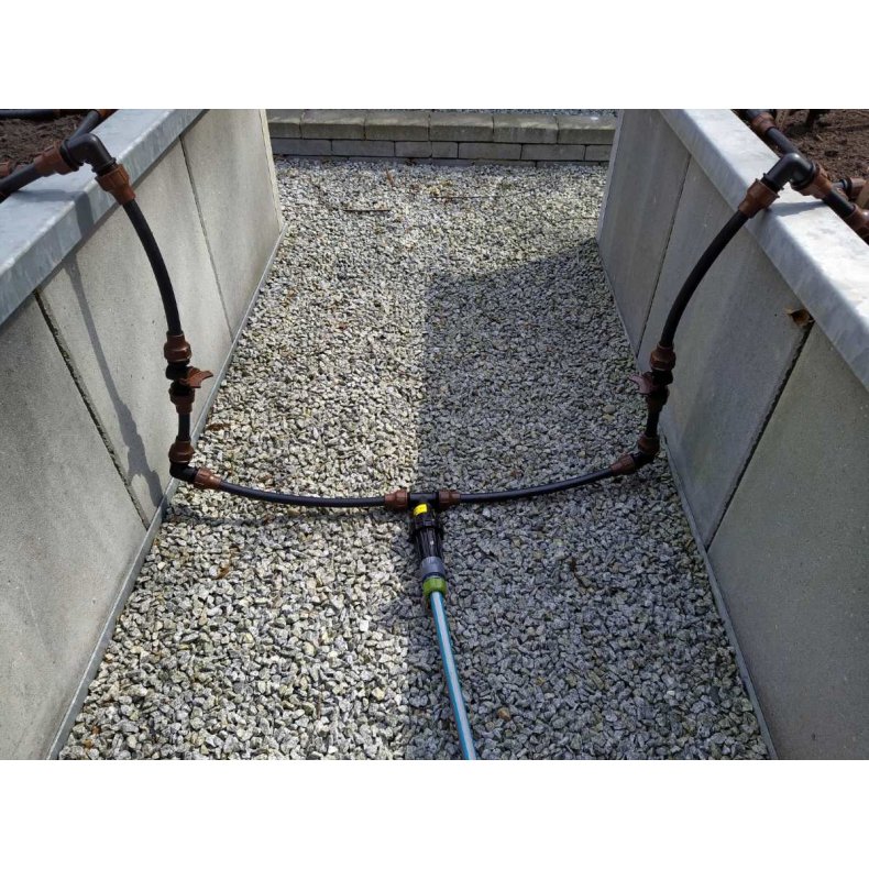 Drypvandingsst 25 meter/10 linjer komplet