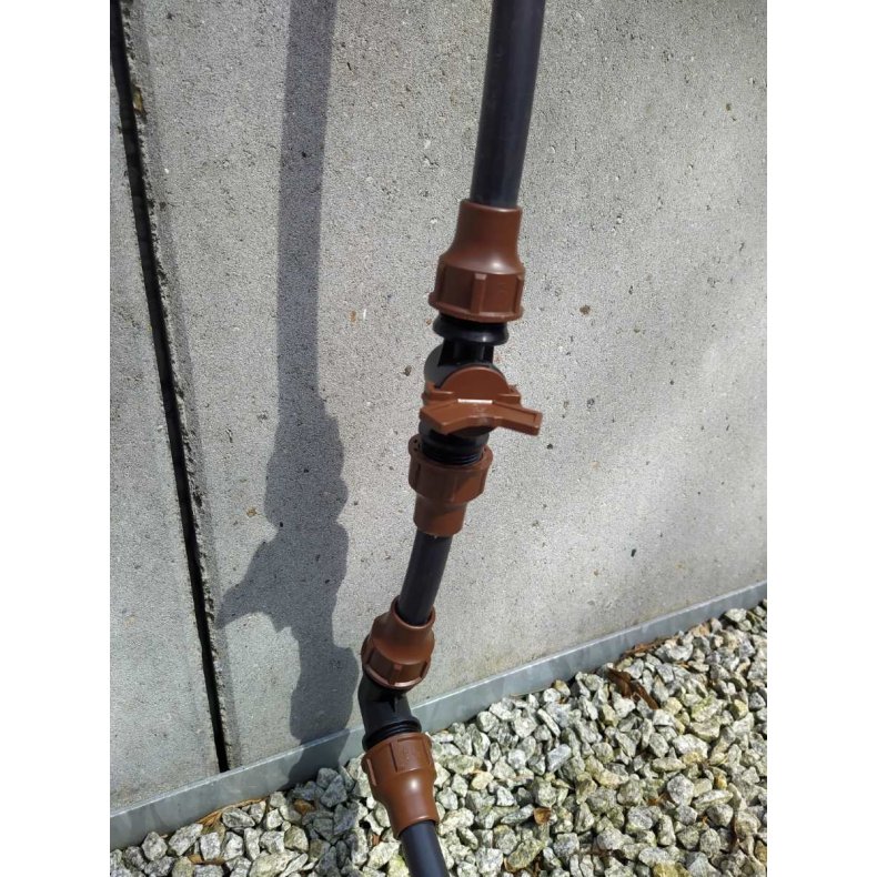 Drypvandingsst 25 meter/10 linjer komplet