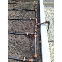 Drypvandingsst 25 meter/10 linjer komplet