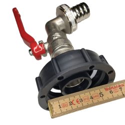 Aftapningshane til 2" IBC tank 