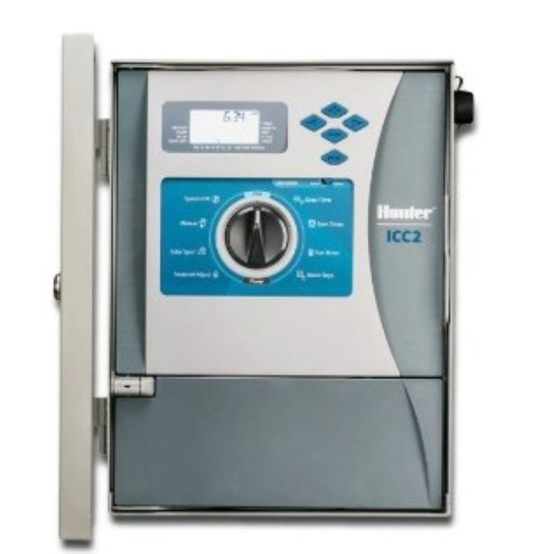 Hunter ICC2-800 PL Vandingscomputer 24VAC hvid/bl� 8 stationer