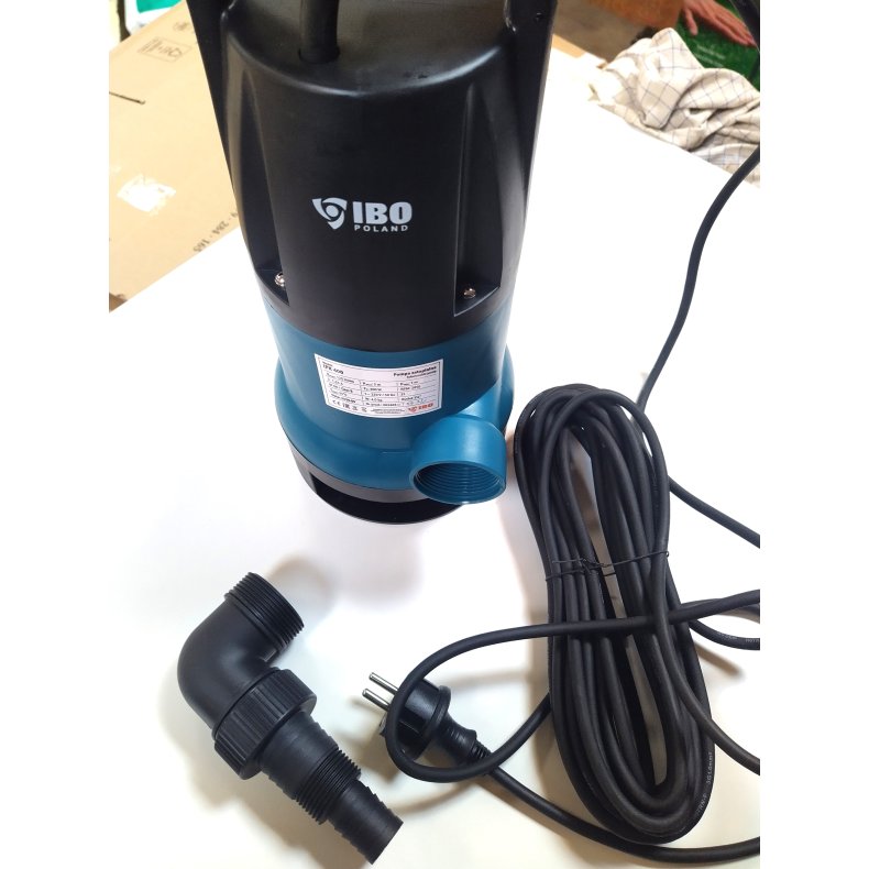 Dykpumpe 400W IPK med automatik og slangestuds