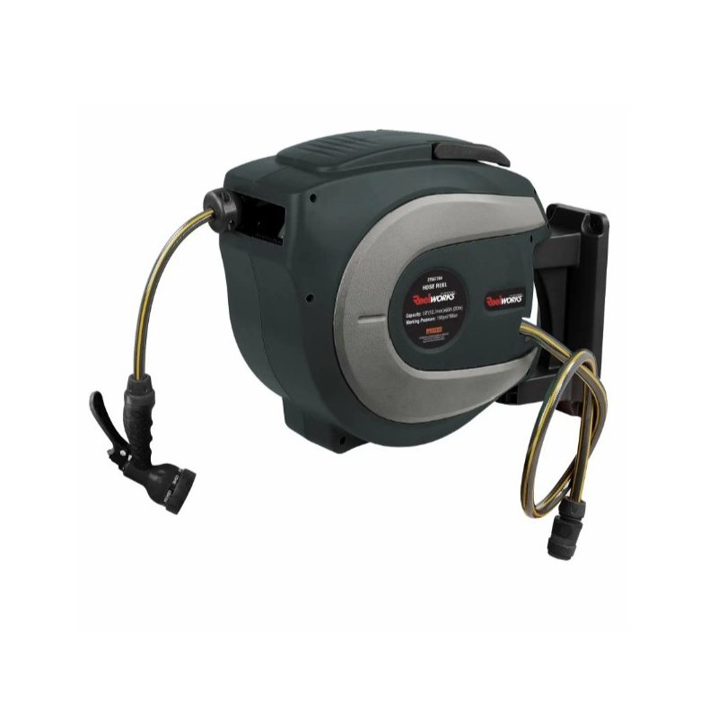 Automatisk slangeopruller. m/ 20 meter 1/2" slange
