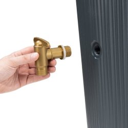 Vaso 2in1 decor regnvandst�nde 220 liter Grafit gr�