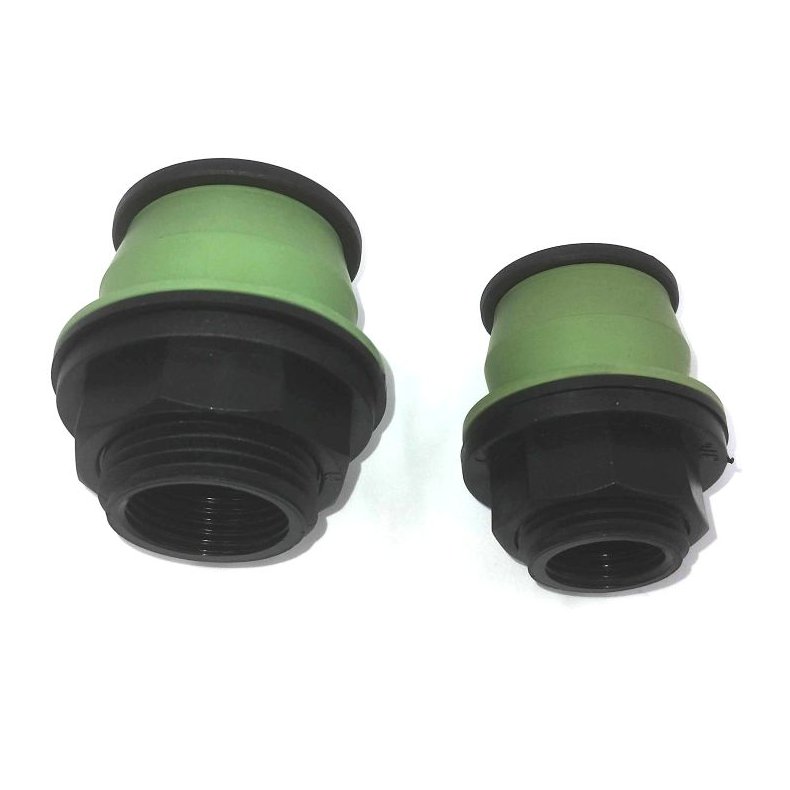Push-in tank gennemf�ring udv. x indv. gevind med Viton pakning