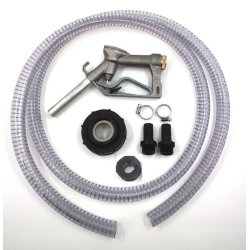 Aftapningsst med pistol til palletank med 3" studs