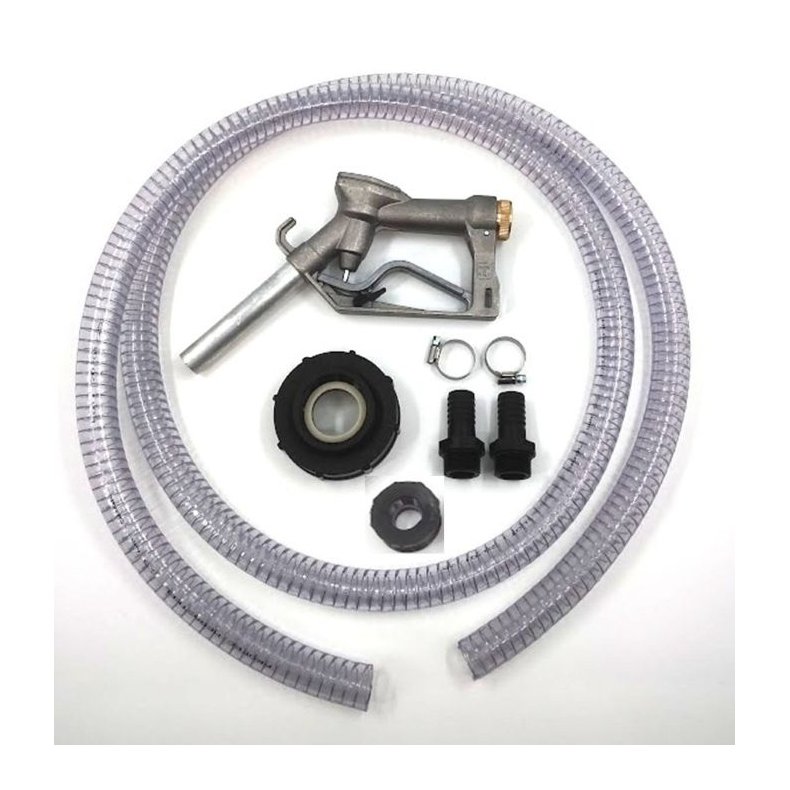 Aftapningsst med pistol til palletank med 3" studs