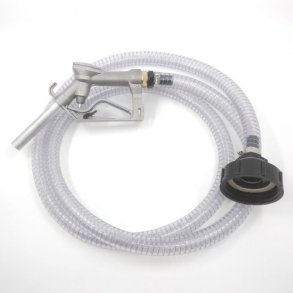 Aftapningsst med pistol til palletank med 3