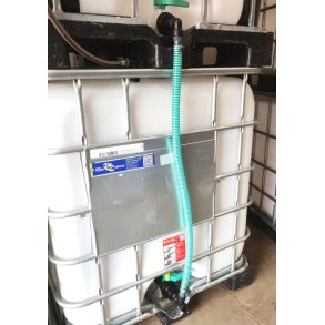 25mm slangest til 2 stablede palletanke 3/4