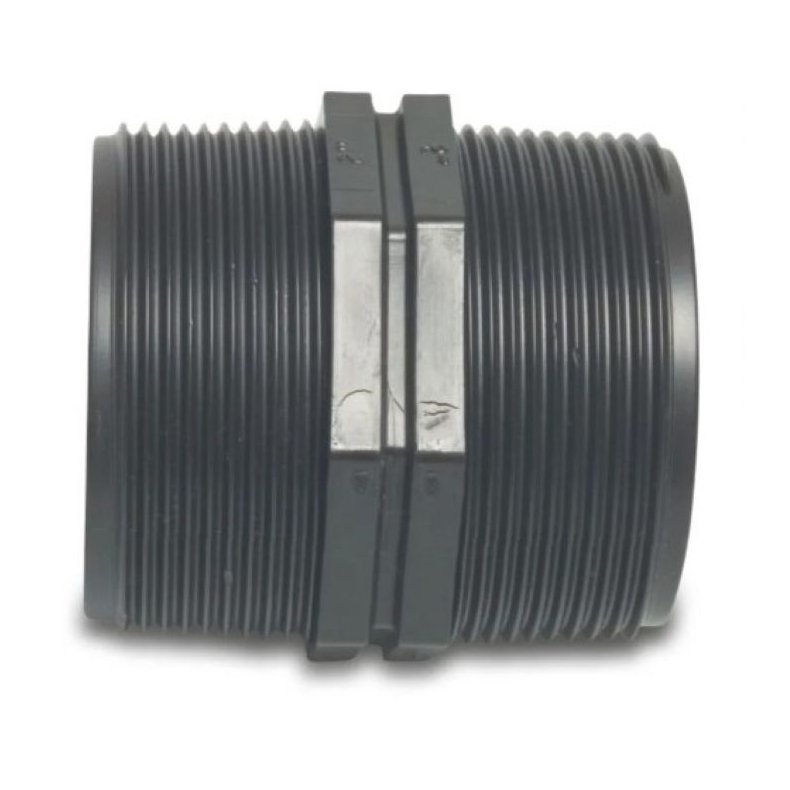 3" nippel PP plast