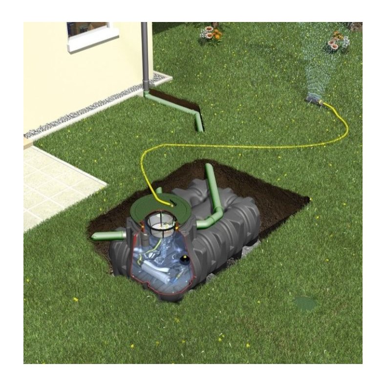 Platin 3000 Liters regnvandstank fra GRAF