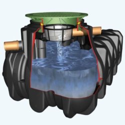 Platin 3000 Liters regnvandstank fra GRAF