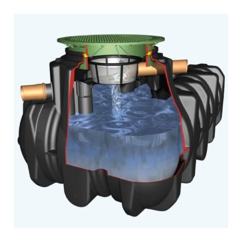 Platin 3000 Liters regnvandstank fra GRAF