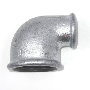 Vinkel Reduktion indv. gevind. Galvaniseret st�bejern