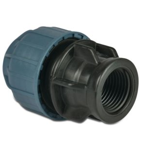  Overgangsmuffe. Spnd x Indvendig gevind 10bar