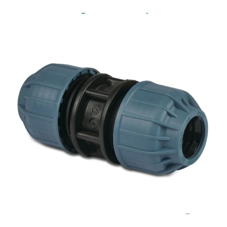 Lige Kobling, spndfitting, 10 bar. 