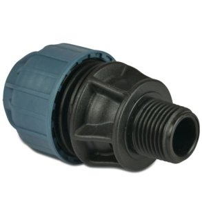 Overgangsmuffe. Spnd x udvendig gevind 10bar